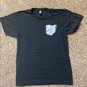 🎀LAST CHANCE American Apparel Ohio Pocket Tee